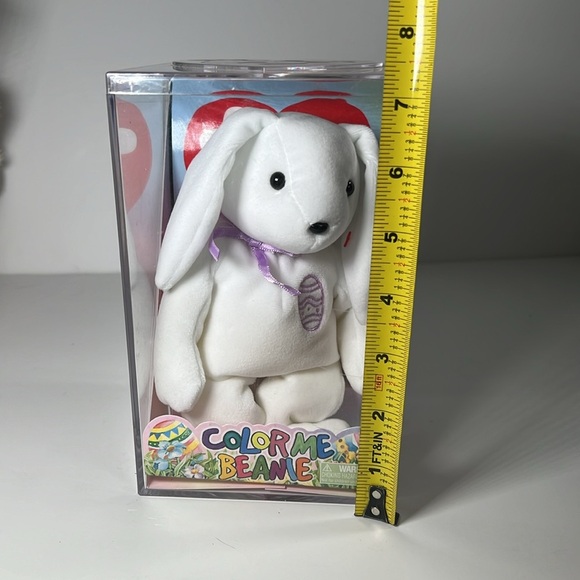 TY “Color Me Beanie” Bunny Rabbit NWT in Case - Picture 9 of 9